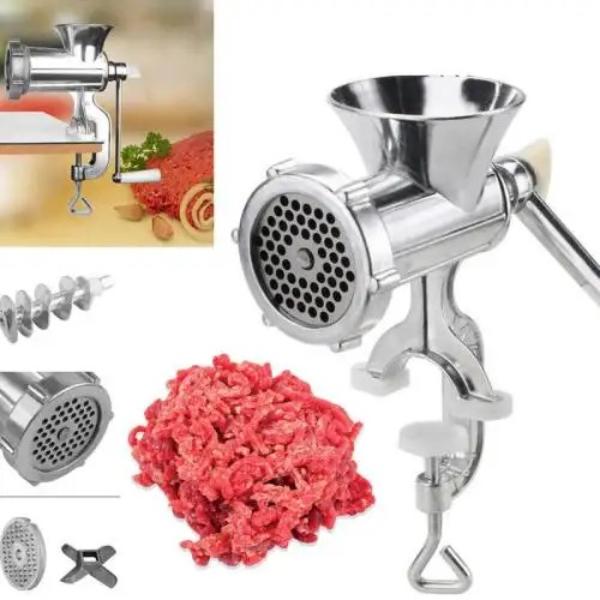 Masina Manuala de Tocat Carne din Aluminiu , Marimea 8