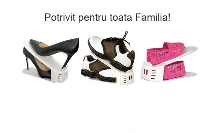 Set 6 organizatoare pentru incaltaminte