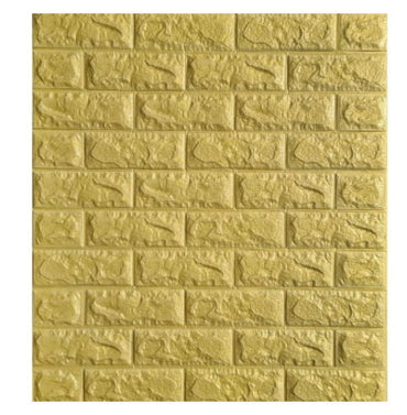 Set 10 x Tapet 3D Autoadeziv 77x70 cm auriu