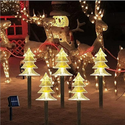 Decoratiune solara 5 braduti decorativi pentru gradina