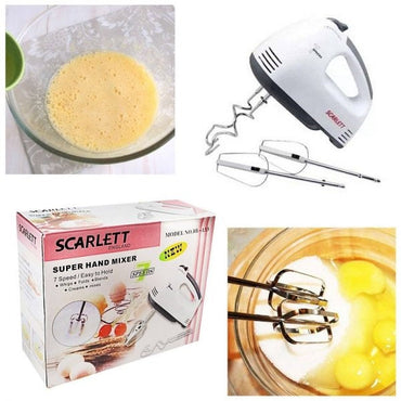 Mixer de Mana cu 7 Viteze, Usor de Folosit,  Alimentare 220V