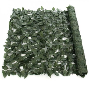 Lichidare de Stoc! Gard Artificial cu Model Frunze Verzi pentru Decorarea Gradinii, 100 x 300 cm